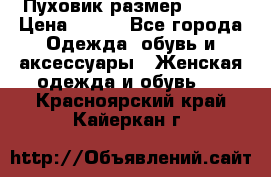 Пуховик размер 42-44 › Цена ­ 750 - Все города Одежда, обувь и аксессуары » Женская одежда и обувь   . Красноярский край,Кайеркан г.